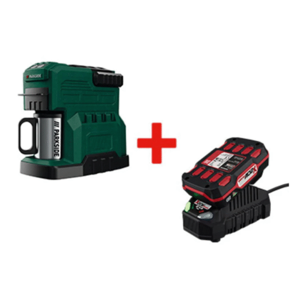Máquina de café + carregador de bateria
